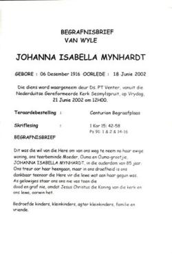 MYNHARDT-Johanna-Isabella-1916-2002-F