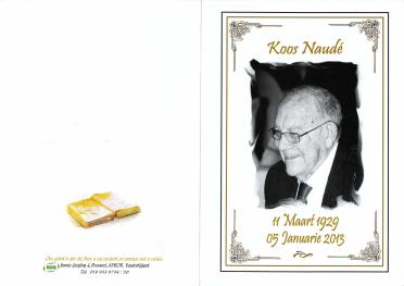 NAUDÉ-Jacobus-Francois-Nn-Koos-1929-2013-M