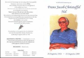 NEL-Frans-Jacob-Christoffel-Nn-Frans-1926-2009-M