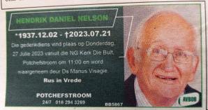 NELSON-Hendrik-Daniel-1937-2023-M