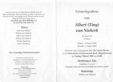 NIEKERK-VAN-Albert-Nn-Tiny-1936-2012-M_2