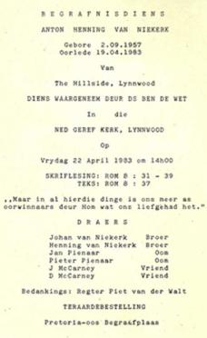 NIEKERK-VAN-Anton-Henning-1957-1983-M