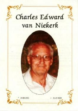 NIEKERK-VAN-Charles-Edward-Nn-Charles-1932-2009-M