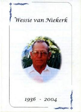 NIEKERK-VAN-Jacobus-Wessel-Nn-Wessie-1936-2004-M