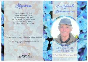 NIEKERK-VAN-Jan-DuPreez-1929-2018-M