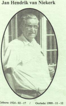 NIEKERK-VAN-Jan-Hendrik-Nn-Hennie-1924-1999-M