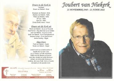 NIEKERK-VAN-Jan-Louw-Joubert-Nn-Joubert-1948-2022-M