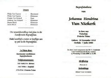 NIEKERK-VAN-Johanna-Hendrina-Nn-Joyce-1918-2000-F