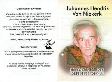 NIEKERK-VAN-Johannes-Hendrik-1933-2006-M