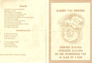 NIEKERK-VAN-Karien-1945-1994-F_1