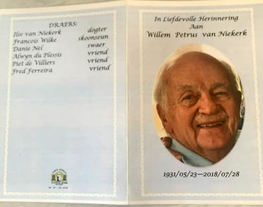 NIEKERK-VAN-Willem-Petrus-Nn-Willem.WP-1931-2018-M