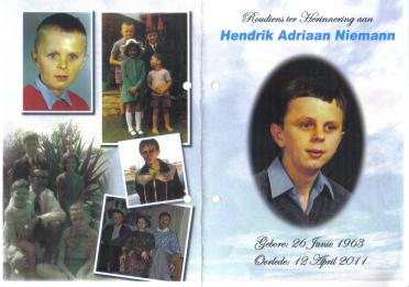 NIEMANN-Hendrik-Adriaan-1963-2011-M