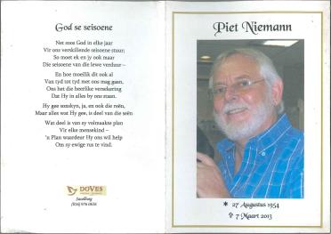 NIEMANN-Petrus-Johannes-Christiaan-Nn-Piet-1954-2013-M