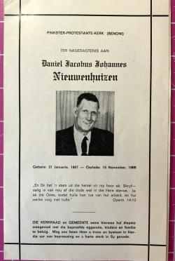 NIEUWENHUIZEN-Daniel-Jacobus-Johannes-1907-1966-M