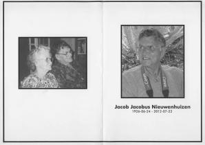 NIEUWENHUIZEN-Jacob-Jacobus-1926-2012-M