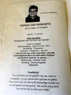 NOORDWYK-VAN-Sophia-Catharina-Jacoba-Nn-Sophia-née-Beneke-1954-2005-F