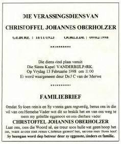 OBERHOLZER-Christoffel-Johannes-1923-1998-M_1