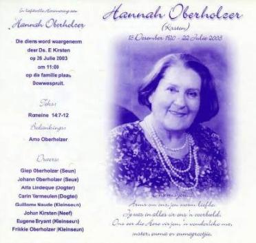 OBERHOLZER-Hannah-nee-Kirsten-1920-2003-F