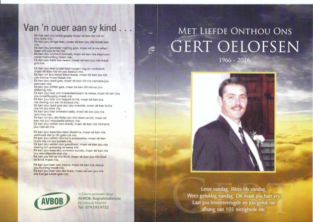 OELOFSEN-Gert-Ignatius-Nn-Gert-1966-2016-M_1