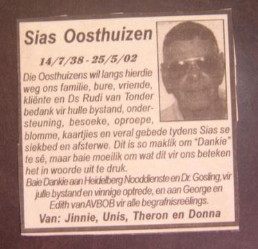 OOSTHUIZEN-Sias-1938-2002-M