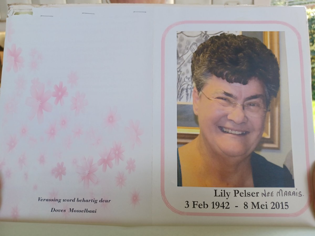 PELSER-Dirkie-Cecilia-Carolina-Nn-Lily-nee-Marais-1942-2015-F-01