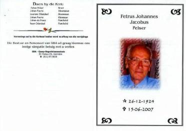 PELSER-Petrus-Johannes-Jacobus-1924-2007-M