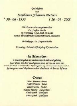 PIETERSE-Stephanus-Johannes-1953-2008-M