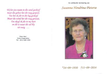 PIETERSE-Susanna-Hendrina-Nn-Drienie-1930-2014-F