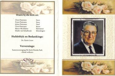 PIETERSEN-Johannes-Christiaan-Nn-Johan-1921-2009-M