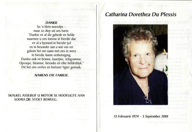 PLESSIS-DU-Catharina-Dorethea-1924-2001-F_2