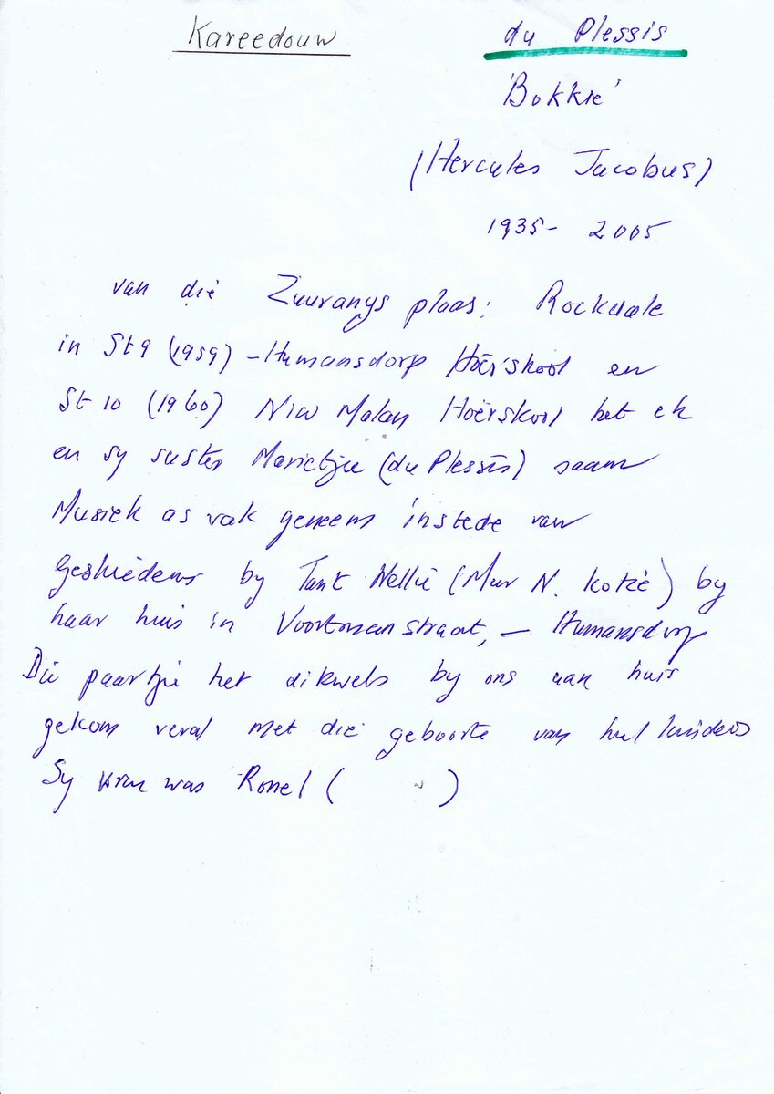 PLESSIS-DU-Hercules-Jacobus-Nn-Bokkie-1935-2005-M-106