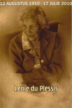 PLESSIS-DU-Magdalena-Elizabeth-Nn-Lenie-née-Jooste-1910-2010-F