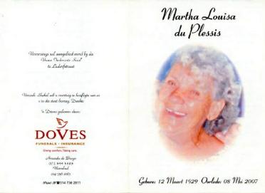 PLESSIS-DU-Martha-Louisa-1929-2007-F