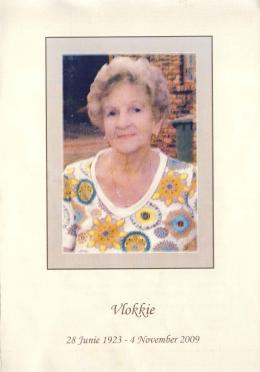 PLESSIS-DU-Vlokkie-1923-2009-F