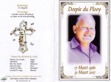 PLOOY-DU-Burger-Christiaan-Daniel-Nn-Doepie-1960-2017-M