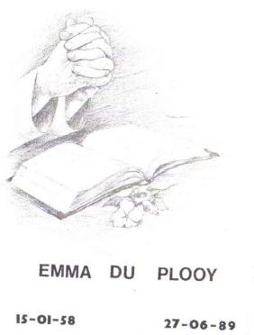 PLOOY-DU-Emma-1958-1989-F