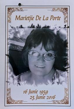 PORTE-DE-LA-Petronella-Maria-Hendrika-Nn-Marietjie-née-Strydom-1959-2016-F