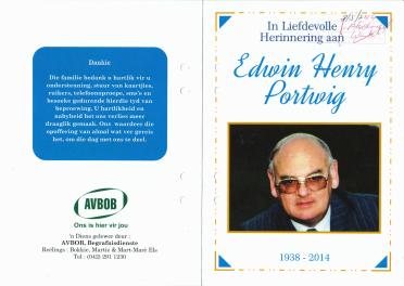 PORTWIG-Edwin-Henry-1938-2014-M