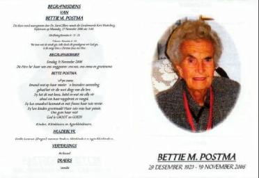 POSTMA-Bettie-M-Nn-Bette-1920-2006-F