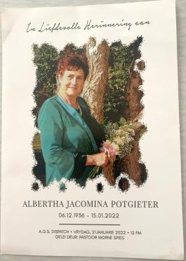 POTGIETER-Albertha-Jacomina-Nn-Bertha-1936-2022-F