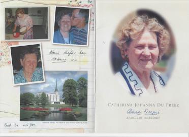 PREEZ-DU-Catherina-Johanna-Nn-Doepie-1919-2007-F