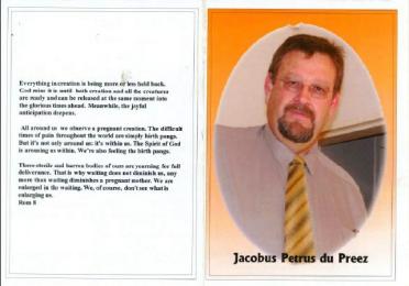 PREEZ-DU-Jacobus-Petrus-Nn-Kobus-1960-2008-M