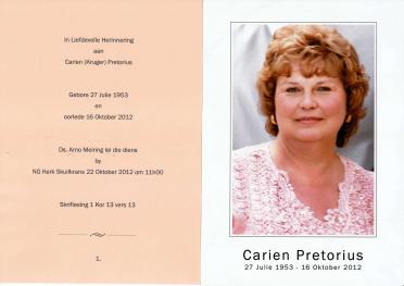 PRETORIUS-Carien-1953-2012-F