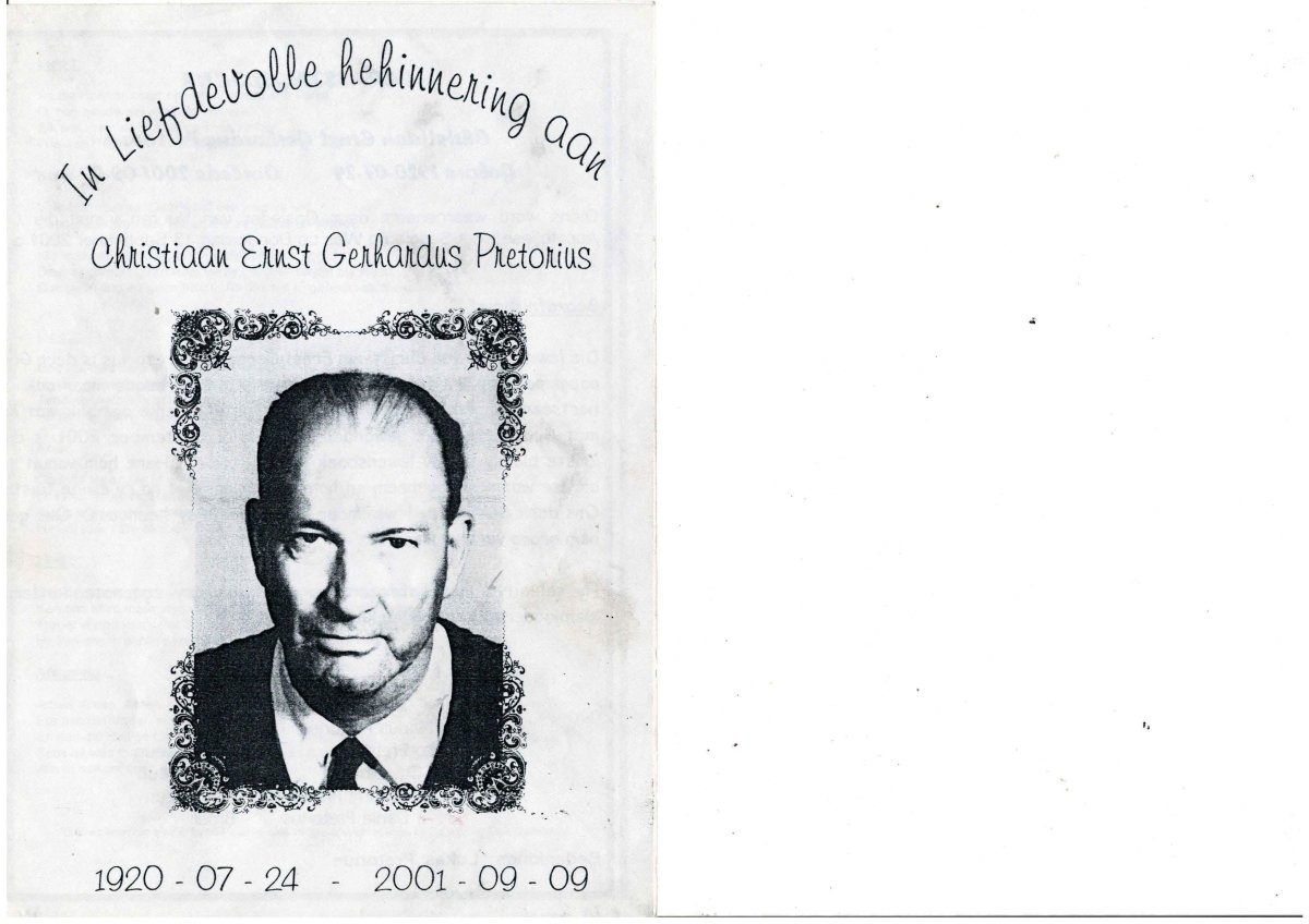 PRETORIUS-Christaan-Ernst-Gerhardus-1920-2001-M-1