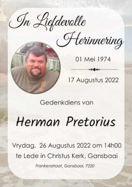 PRETORIUS-Herman-1974-2022-M