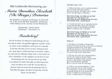 PRETORIUS-Maria-Dorothea-Elizabeth-Nn-Marie-nee-DeBruyn-1932-2016-F_2
