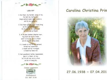 PRINS-Carolina-Christina-1938-2011-F