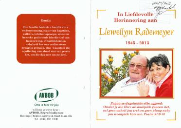 RADEMEYER-Llewellyn-Patrick-Nn-Llewellyn-1945-2013-M