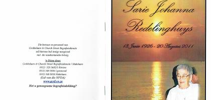 REDELINGHUYS-Sarie-Johanna-Nn-Sarie-1926-2011-F