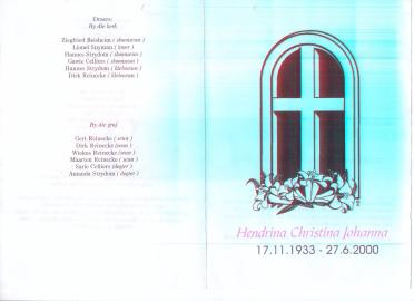 REINECKE-Hendrina-Christina-Johanna-nee-Snyman-1933-2000-F